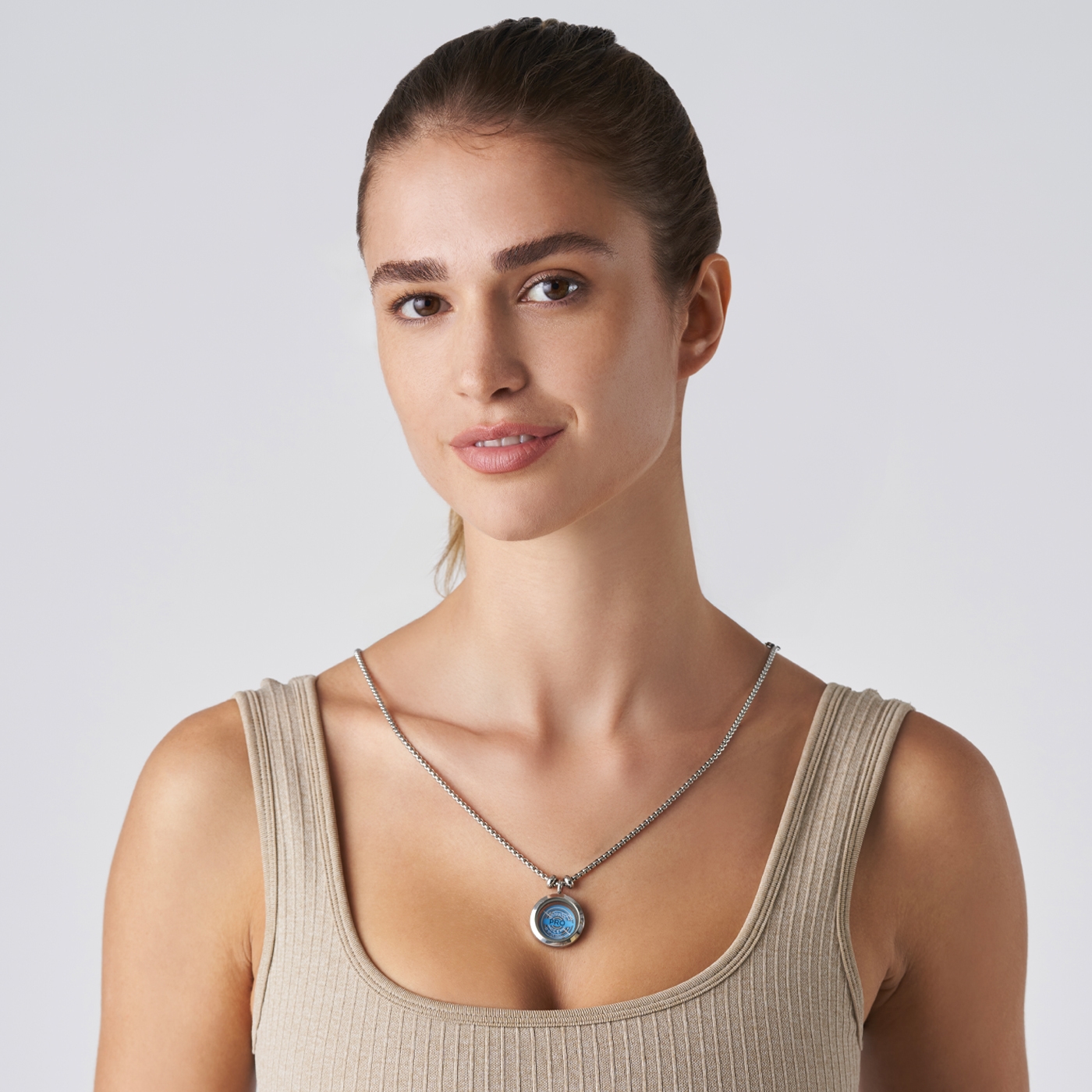 Collana porta dispositivi Taopatch® - Acciaio 80cm